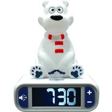 Vækkeure Børneværelse Lexibook Polar Bear Digital Alarm Clock