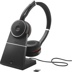 Jabra DECT - On-Ear Høretelefoner Jabra Evolve 75 SE MS Stereo Stand