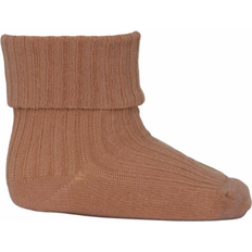 mp Denmark Cotton Rib Baby Socks - Tawny Brown (533-858)