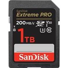 1 TB Hukommelseskort SanDisk Extreme Pro SDXC Class10 UHS-I U3 V30 200/140MB/s 1TB