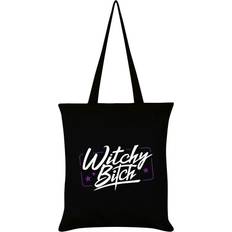 Grindstore Witchy Bitch Tote Bag - Black/White