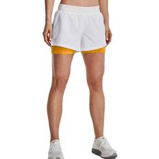 Dame - Kort - Løb Bukser & Shorts Under Armour Women's Iso-Chill Run 2-in-1 Shorts - White/Rise