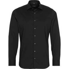 Eterna Herre - XL Skjorter Eterna Long Sleeve Shirt 3377 F170 - Black