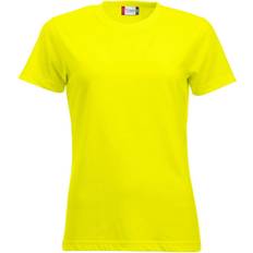 Bomuld - Dame - Gul - M T-shirts Clique New Classic T-shirt W - Visibility Yellow