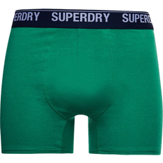 Superdry Elastan/Lycra/Spandex - Grøn Undertøj Superdry Organic Cotton Boxer 3-pack - Green