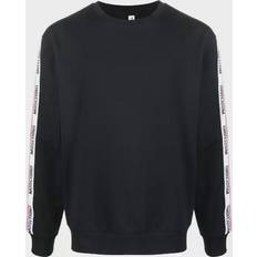 Love Moschino Sweatere Love Moschino Taped Sleeve Sweatshirt - Black