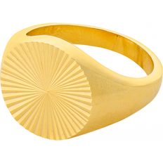 Pernille Corydon Ringe Pernille Corydon Ocean Star Signet Ring - Gold