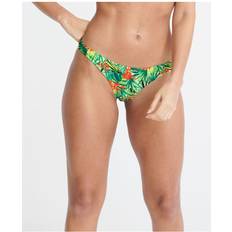 Superdry Elastan/Lycra/Spandex - Grøn Badetøj Superdry Womens Neo Tropical Bikini Bottom