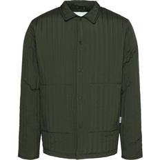 S - Trykknapper - Unisex Jakker Rains Liner Shirt Jacket - Green