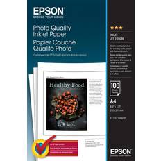 Epson Kontorartikler Epson Photo Quality Inkjet Paper A4 100-pack 102g/m² 100stk