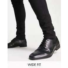 River Island wide fit lace up brogues in