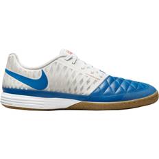 Nike Beige - Herre Fodboldstøvler Nike Lunargato II IC Hvid/Blå/Brun Indendørs (IC)
