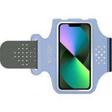 Apple iPhone 13 mini - Pink Sportsarmbånd Tech-Protect M1 Sport Løbearmbånd Blå (Maks. Mobil: 160 x 93 x 8 mm)