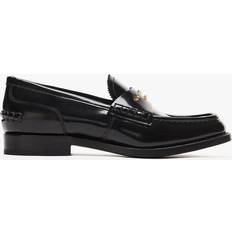 Alexander Wang Women's Carter Logo Letters Leather Loafers
