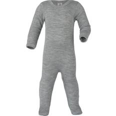 Engel Drenge Børnetøj Engel Wool Jumpsuit - Light Gray Melange (709160-091)