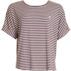 Missya T-shirts Missya Softness Stripe SS T-shirt Plum