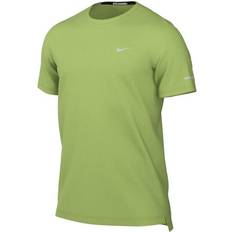 Grøn - Slids T-shirts Nike Dri-FIT Miler Running Top Men's - Vivid Green