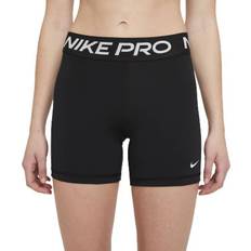 Nike Dame - Outdoor bukser Tøj Nike Pro 365 5" Shorts Women - Black/White