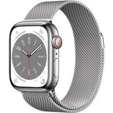 Apple watch series 9 41mm cellular Apple Watch Series 8 Cellular 41mm Stainless Steel Case with Milanese Loop