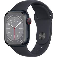 Wi-Fi Smartwatches Apple Watch Series 8 Cellular 41mm Aluminum Case with Sport Band