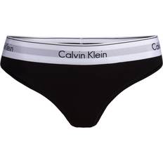 Calvin Klein Boxsershorts tights Undertøj Calvin Klein Modern Cotton Thong - Black