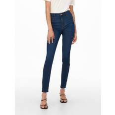 Dame - Grå - XS Jeans JDY Højtaljede Skinny-jeans mørkeblå Mørkeblå