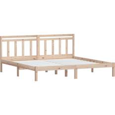vidaXL Bed Frame Solid Pine 100cm Sengeramme 160x200cm