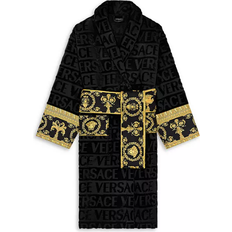 Versace Nattøj Versace I Heart Baroque Bath Robe - Black