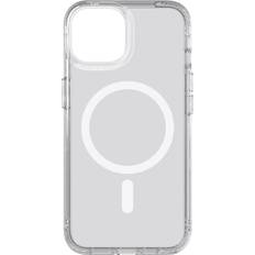 Tech21 Hvid Mobiltilbehør Tech21 Evo Clear Case with MagSafe for iPhone 14