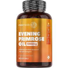 Vitaminer & Kosttilskud Maxmedix Evening Primrose Oil 1300mg 180 stk