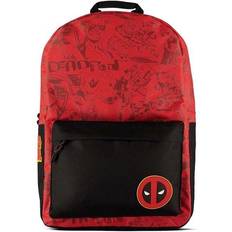 Marvel Rygsække Marvel Deadpool rygsæk skoletaske Grafitti