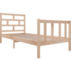 vidaXL Bed Frame Solid Pine 69.5cm Sengeramme 100x200cm