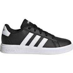 Adidas 35½ Sneakers adidas Kid's Grand Court Lifestyle Tennis - Core Black/Cloud White/Core Black