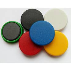 Clips, Papirclips & Magneter Dahle magneter flerfarvet Diameter:32 mm