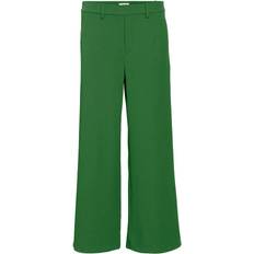 Grøn - Viskose Tøj Object Wide Pants