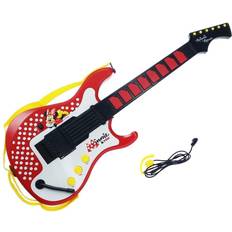Aucune Børne Guitar Minnie Mouse Rød Hvid