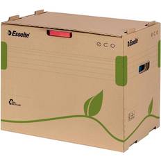 Esselte arkivbeholder ECO til mapper, brun lavet af 100% genbrugspap, 100% genanvendelig, 10 stk (623920)