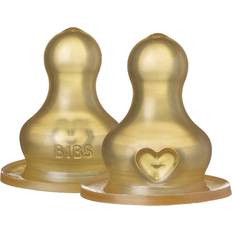 Tilbehør Bibs Bottle Nipple 2 Pack Latex Slow Flow