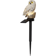 Star Trading Beige Bedlamper Star Trading Owl Bedlampe 33cm