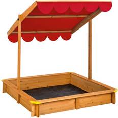 tectake Sandpit with Roof