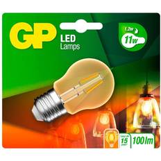 GP Batteries Lighting LED Mini Globus Gold E27 1,2W (25W)Filament 080596