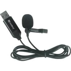 Myg-mikrofon - USB Mikrofoner Sandberg Streamer USB Clip Microphone