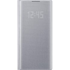 Samsung Sølv Covers med kortholder Samsung View Cover Carrying Case (Flip) Smartphone Silver