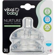 Vitalbaby Sutteflasker & Service Vitalbaby Nurture Breast Like Feeding Teats Medium Flow
