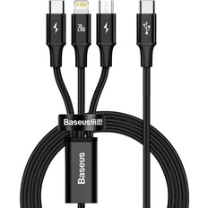 Baseus USB A-USB B Micro/USB C/Lightning 1.5m