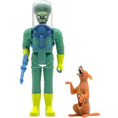 Super7 Mars Alien with Gun and Burning Dog ReAction Figure