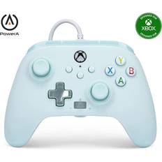 PowerA Hovedtelefonstik - Xbox One Gamepads PowerA Enhanced Wired Controller (XBSX) - Cotton Candy Blue