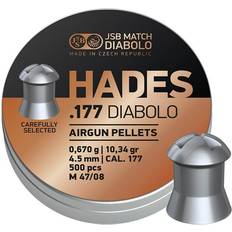 Hagl 4.5mm JSB Hades Hagl, 500 stk, 4,5 mm(.177)