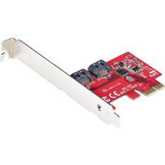 SATA Controller kort StarTech 2P6G-PCIE-SATA-CARD