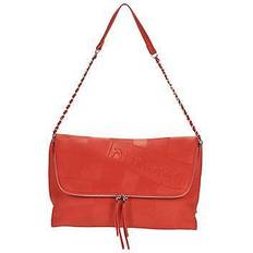 Desigual Dame Håndtasker Desigual Women's large textured crossbody bag, Red